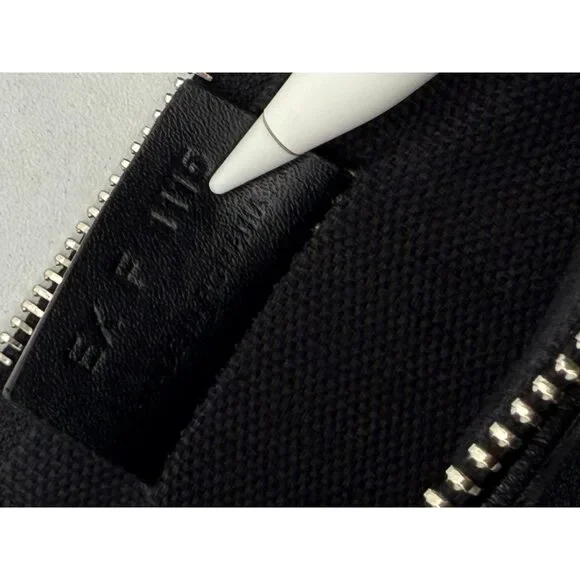 Givenchy Black Leather 'I Feel Love' Medium Clutch
